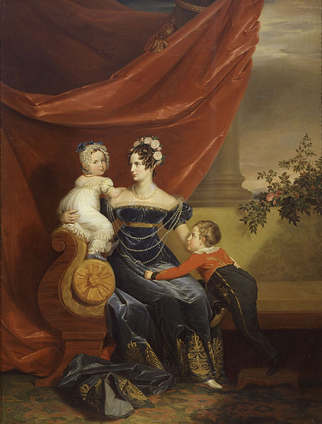 Charlotte of Prussia with children